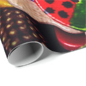 飾カラフルりボタン ラッピングペーパー (ロールコーナー)