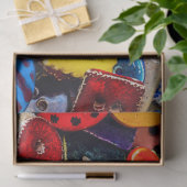 飾カラフルりボタン 薄葉紙 (ギフト)