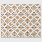 飾カラフル瓦 ラッピングペーパー (フラット)