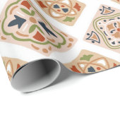 飾カラフル瓦 ラッピングペーパー (ロールコーナー)