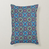 飾カラフル花柄 アクセントクッション (正面(垂直))