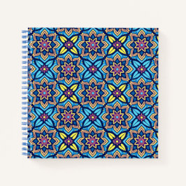 飾カラフル花柄 ノートブック