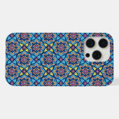 飾カラフル花柄 iPhoneケース (裏面横)