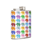 飾カラフル象模様 フラスク (右)