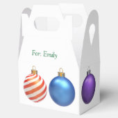 飾クリスマスのギフトボックス フェイバーボックス (オープン)