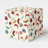 飾クリスマスのギフトボックス フェイバーボックス (正面サイド)