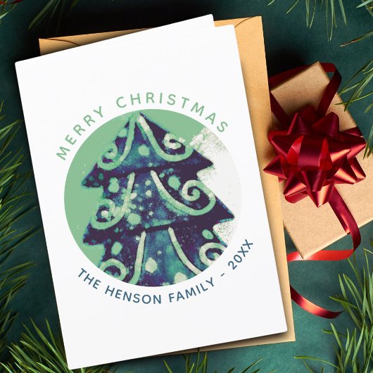 飾クリスマスの木フェスティバル シーズンカード