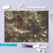 飾クリスマスツリーが閉鎖 薄葉紙 (クラフト)