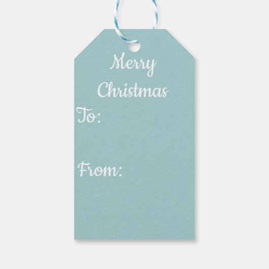 飾クリスマスツリー ギフトタグ (裏面)