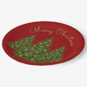 飾クリスマスツリー ペーパープレート (アングル)