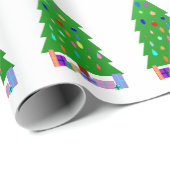 飾クリスマスツリー ラッピングペーパー (ロールコーナー)