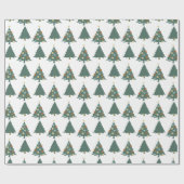 飾クリスマスツリー ラッピングペーパー (フラット)