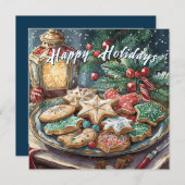 飾クリスマス 招待状 (正面/裏面)