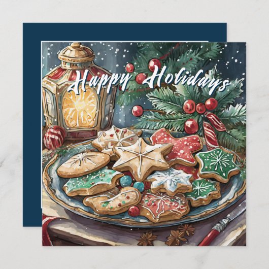 飾クリスマス 招待状 (正面/裏面)