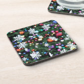 飾コルク・コースターのツリークローズアップ・セット コースター (左側)