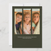 飾ゴルフカート・ダークオリーブグリーン写真 シーズンカード (裏面)