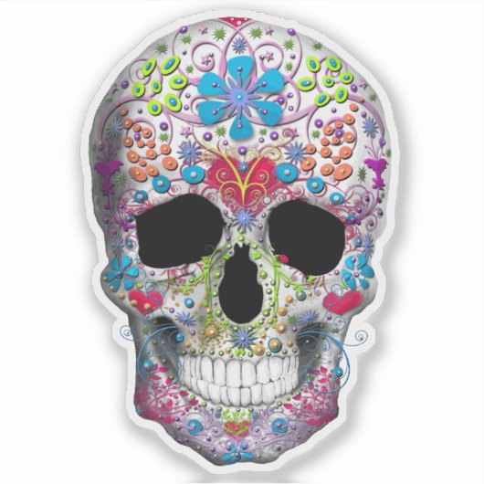 飾スカル シール (正面)