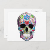 飾スカル ポストカード (正面/裏面)