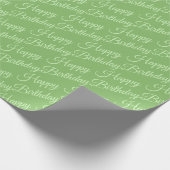 飾スタイリッシュり緑 ラッピングペーパー (角)