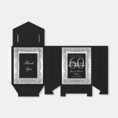 飾スタイリッシュり銀60結婚周年 フェイバーボックス (折り畳みなし)