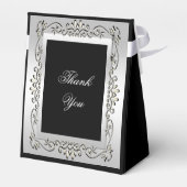 飾スタイリッシュり銀60結婚周年 フェイバーボックス (裏面サイド)