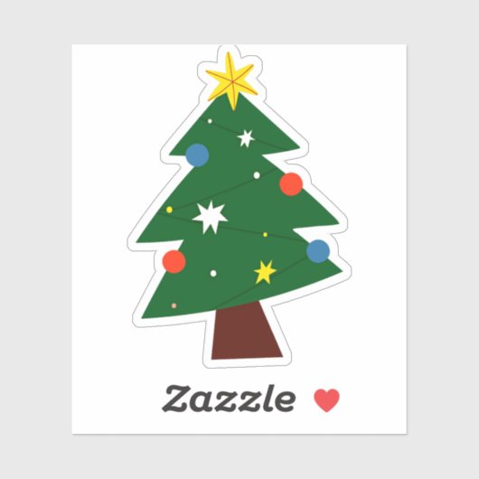 飾ツリー シール (シート)