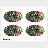 飾ツリー 楕円形シール (シート)