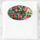 飾ツリー 楕円形シール (バッグ)