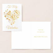 飾ハート 箔カード (ディスプレー)