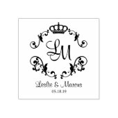 飾ファンシーり縁どクラシック王室の冠 ラバースタンプ (インプリント)