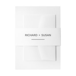 飾モダンりのない新婦結婚名 招待状ベリーバンド