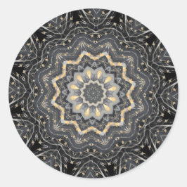 飾モダンりクリスマス ラウンドシール