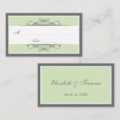 飾モダンり特別プレイスカード プレイスカード (正面/裏面)