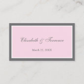 飾モダンり特別プレイスカード プレイスカード (裏面)