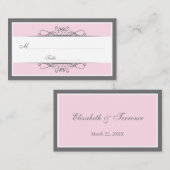 飾モダンり特別プレイスカード プレイスカード (正面/裏面)