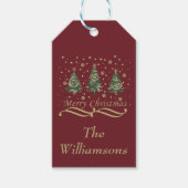 飾モダン松 ギフトタグ (正面)