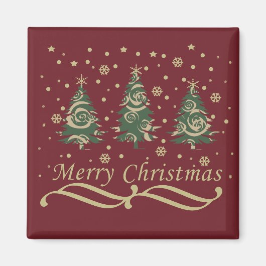 飾モダン松 マグネット (正面)