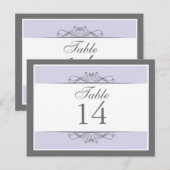 飾モダン表番号カード ポストカード (正面/裏面)