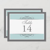 飾モダン表番号カード ポストカード (正面/裏面)