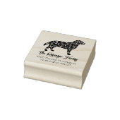 飾ラブラドール差出人住所 ラバースタンプ (スタンプ)