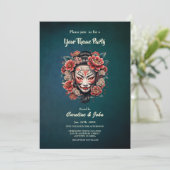 飾日本の面。 招待状 (スタンド正面)