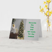 **飾木/準備を始め祝る** カード (黄色い花)