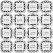 飾澄んりSoy Candleラベル2x2インチ シール (正面)