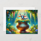 飾牛インポンガルポット ポストカード (正面/裏面)