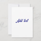 飾結婚フローラ組成 招待状 (裏面)