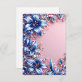 飾結婚フローラ組成 招待状 (正面/裏面)