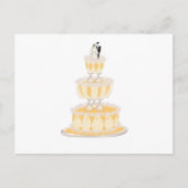 飾結婚菓子 ポストカード (正面)