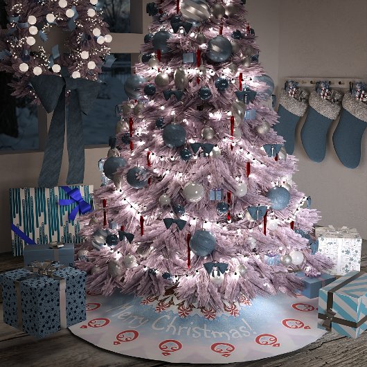 飾菓子 ブラッシュドポリエステルツリースカート