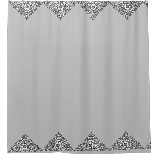 飾華美りつる植物 シャワーカーテン (正面)