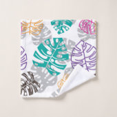 飾葉りバスタオルセット バスタオルセット (ウォッシュタオル)